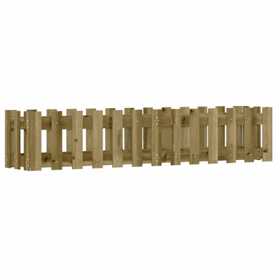 Vidaxl fioriera ha aumentato il design HEK 150x30x30 cm in legno impregnato