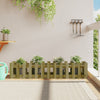 Vidaxl Planter aumentó el diseño HEK 150x30x30 cm de madera impregnada