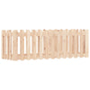 Plantador Vidaxl elevado con diseño de valla 150x50x50 cm de madera de pino