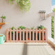 Vidaxl Planter aumentó el diseño HEK 150x50x50 cm Douglhout sólido