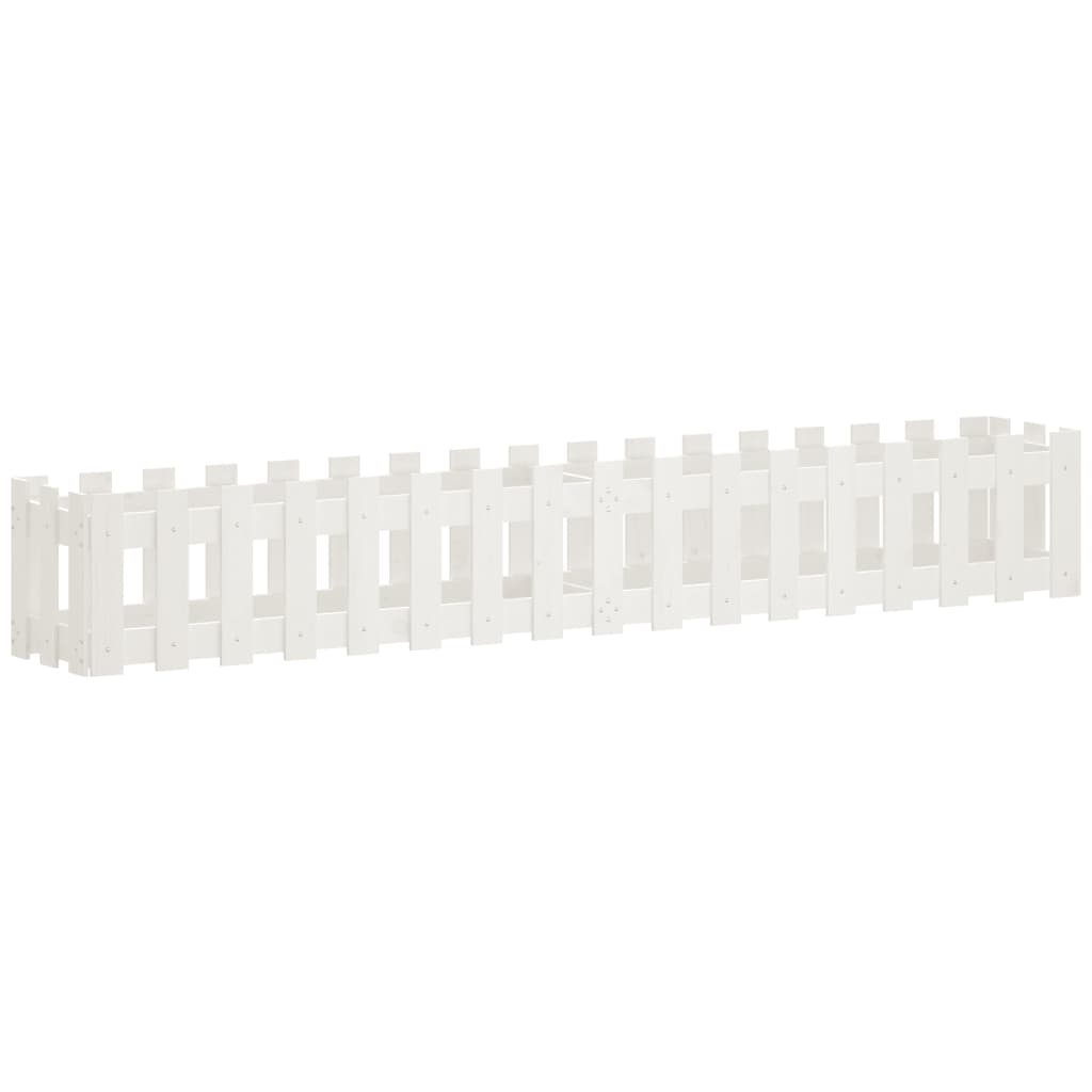 Vidaxl Fiorter Insent Hek Design 200x30x30 cm Pine Wit White