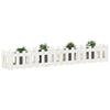 Vidaxl Fiorter Insent Hek Design 200x30x30 cm Pine Wit White
