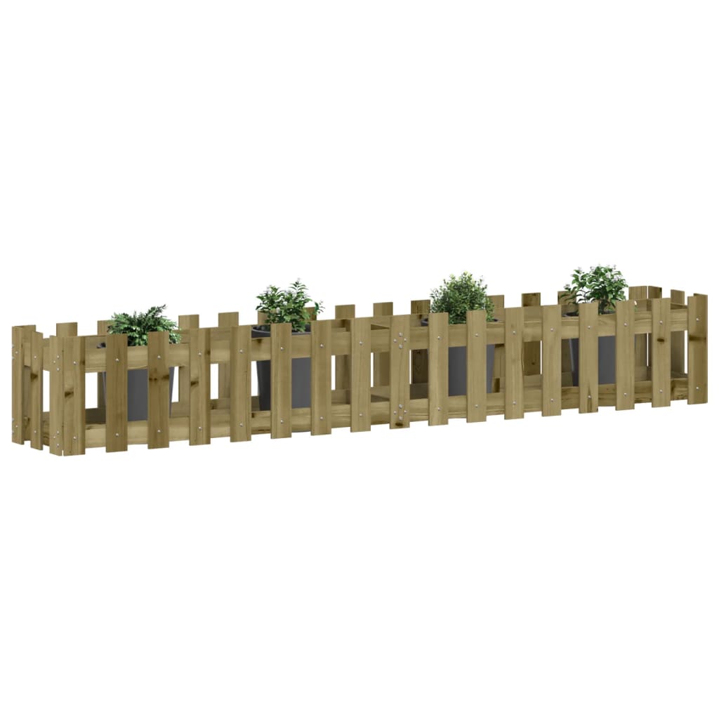 Vidaxl Plantador Insentado HEK Design 200x30x30 cm de madera impregnada