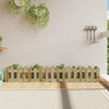 Vidaxl Plantador Insentado HEK Design 200x30x30 cm de madera impregnada