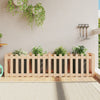 Plantador Vidaxl elevado con cercas 200x50x50 cm de madera de pino