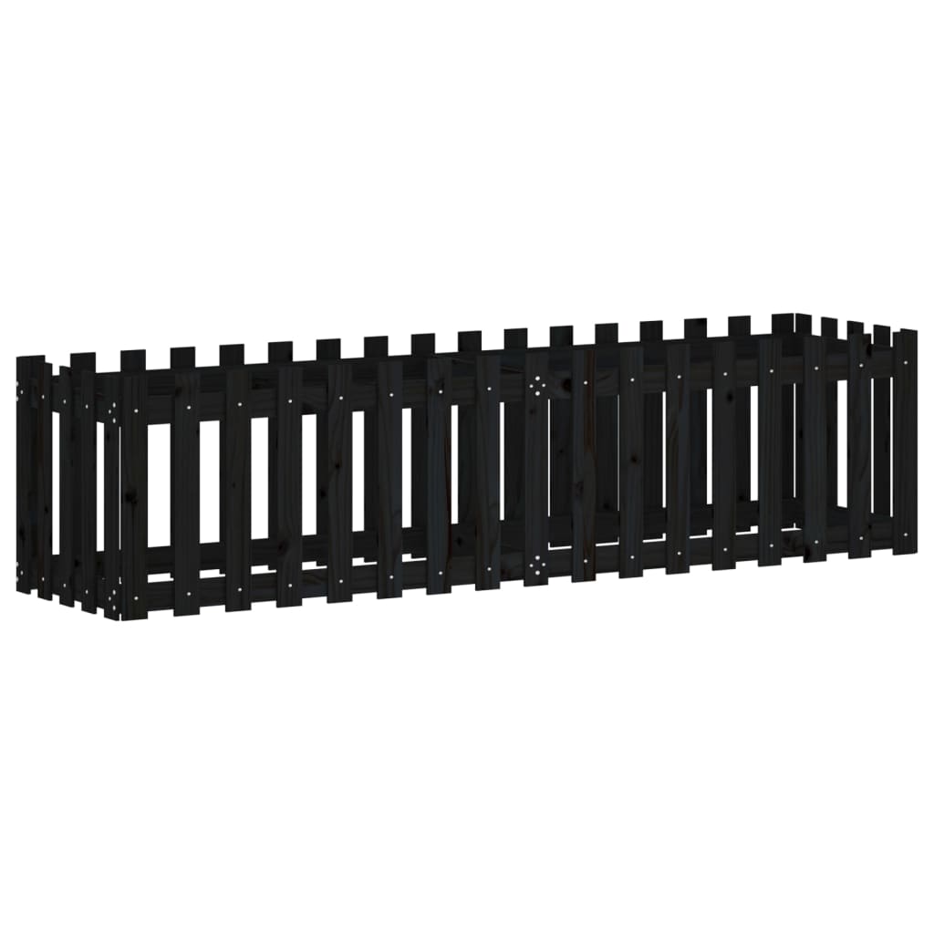 Vidaxl Fiorter Insent HEK Design 200x50x50 cm Pino legno nero