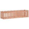 Vidaxl plantenbak verhoogd hekontwerp 200x50x50 cm massief douglashout