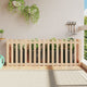 Plantador Vidaxl elevado con diseño de cerca 200x50x70 cm de madera de pino