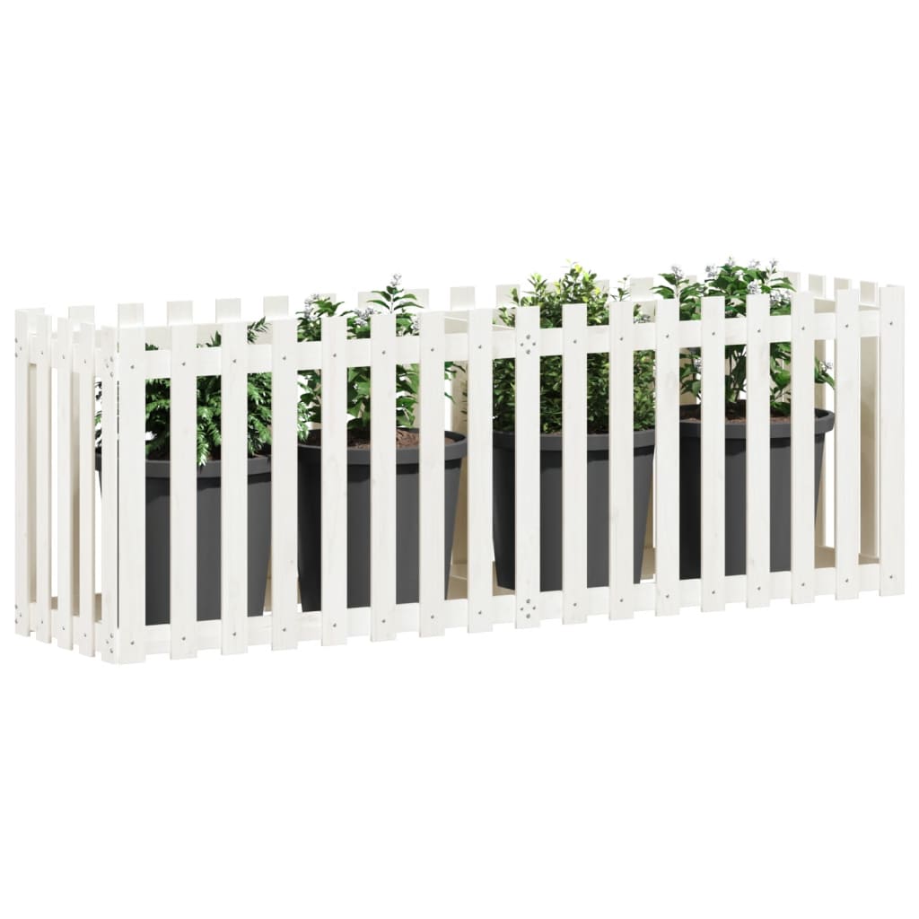 Vidaxl Plantador Insent HEK Design 200x50x70 cm Pine White White