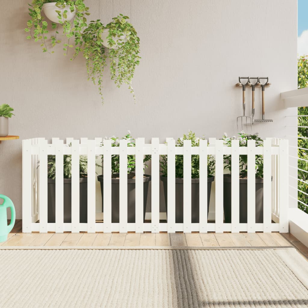 Vidaxl Plantador Insent HEK Design 200x50x70 cm Pine White White