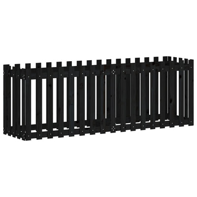 Vidaxl Fiorter Insent HEK Design 200x50x70 cm Pine Wood Black