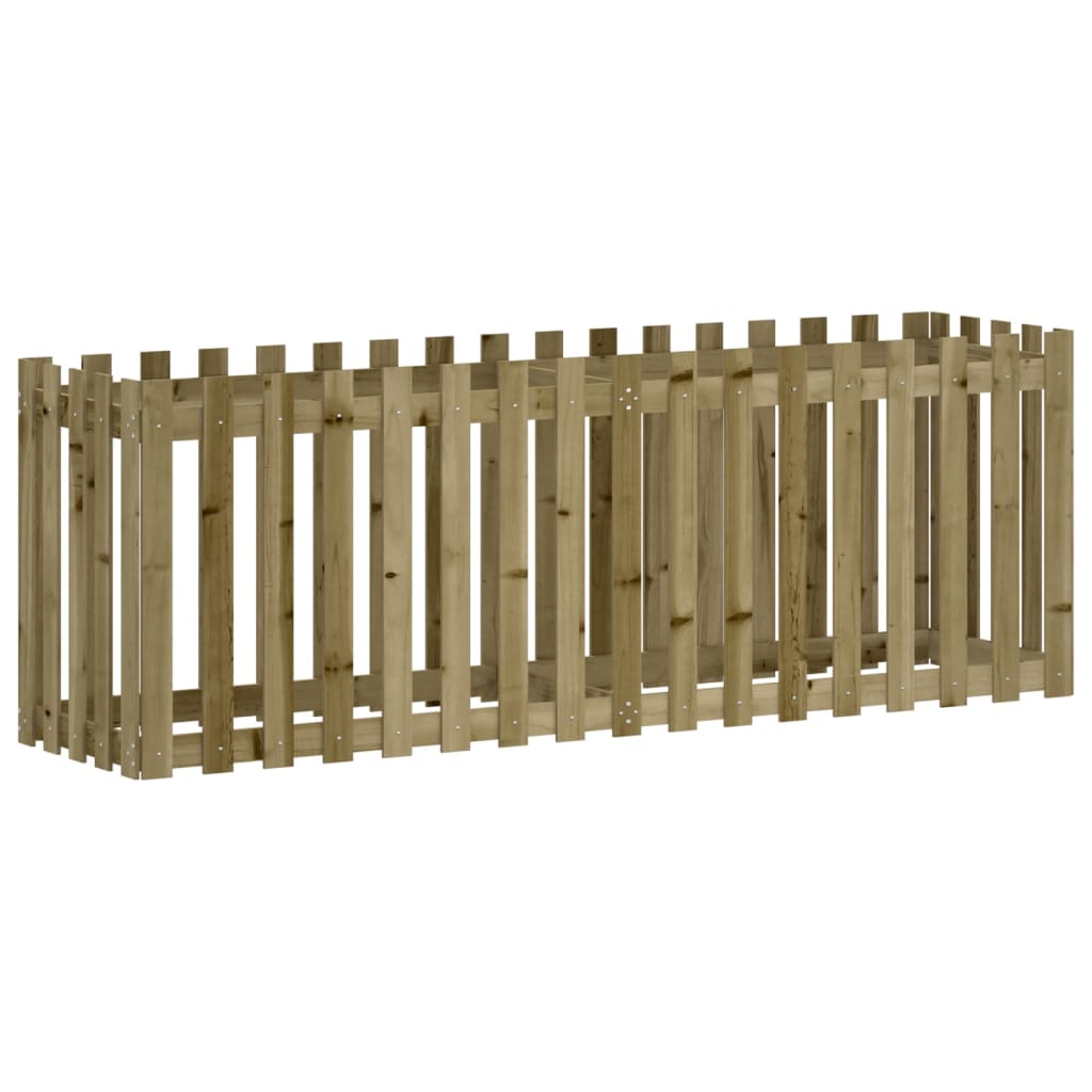 Vidaxl Planning Box elevado HEK Design 200x50x70 cm de madera impregnada