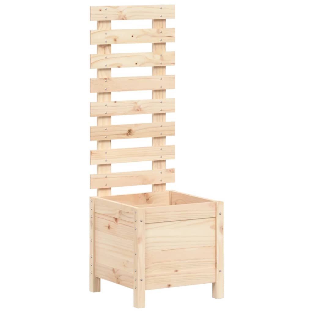 Plantilla Vidaxl con rack 39x39.5x114 cm de pino sólido