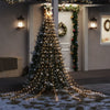 Vidaxl Iluminación del árbol de Navidad 320 LED de blanqueo cálido 375 cm