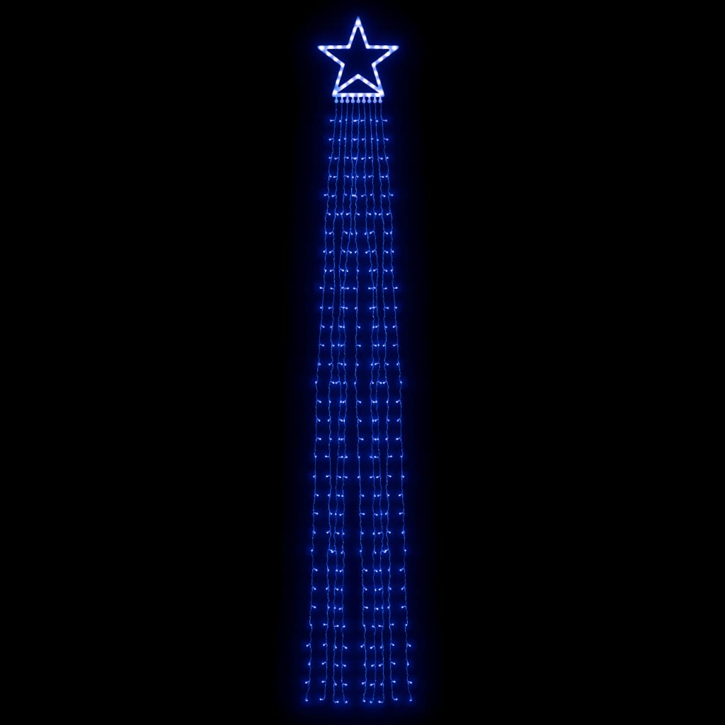 Vidaxl Iluminación del árbol de Navidad 320 LED azul 375 cm