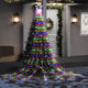 VIDAXL LIGHTING TREE NAMBINIO 320 LED colorati 375 cm