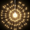 Vidaxl Fireworks de iluminación navideña 140 LED en blanco cálido 17 cm