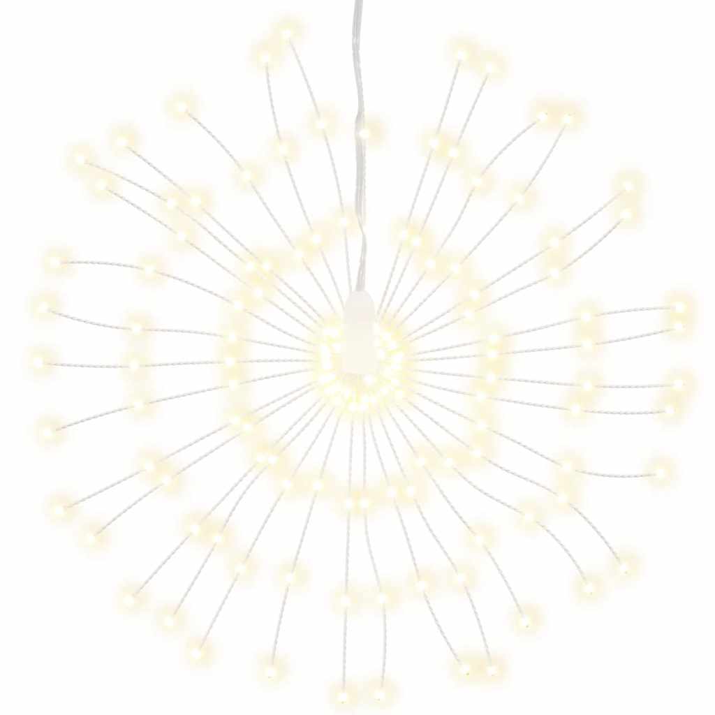 VIDAXL ALIMENTAZIONE DI NATALE FORMI 4 ST 140 LED bianchi caldi 17 cm