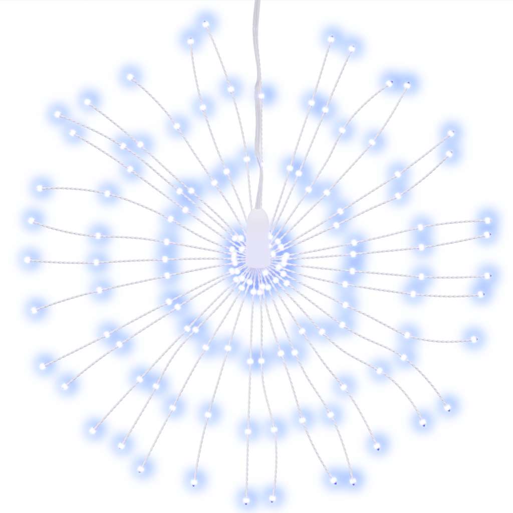 Vidaxl Fireworks de iluminación navideña 140 Led blanco frío 17 cm