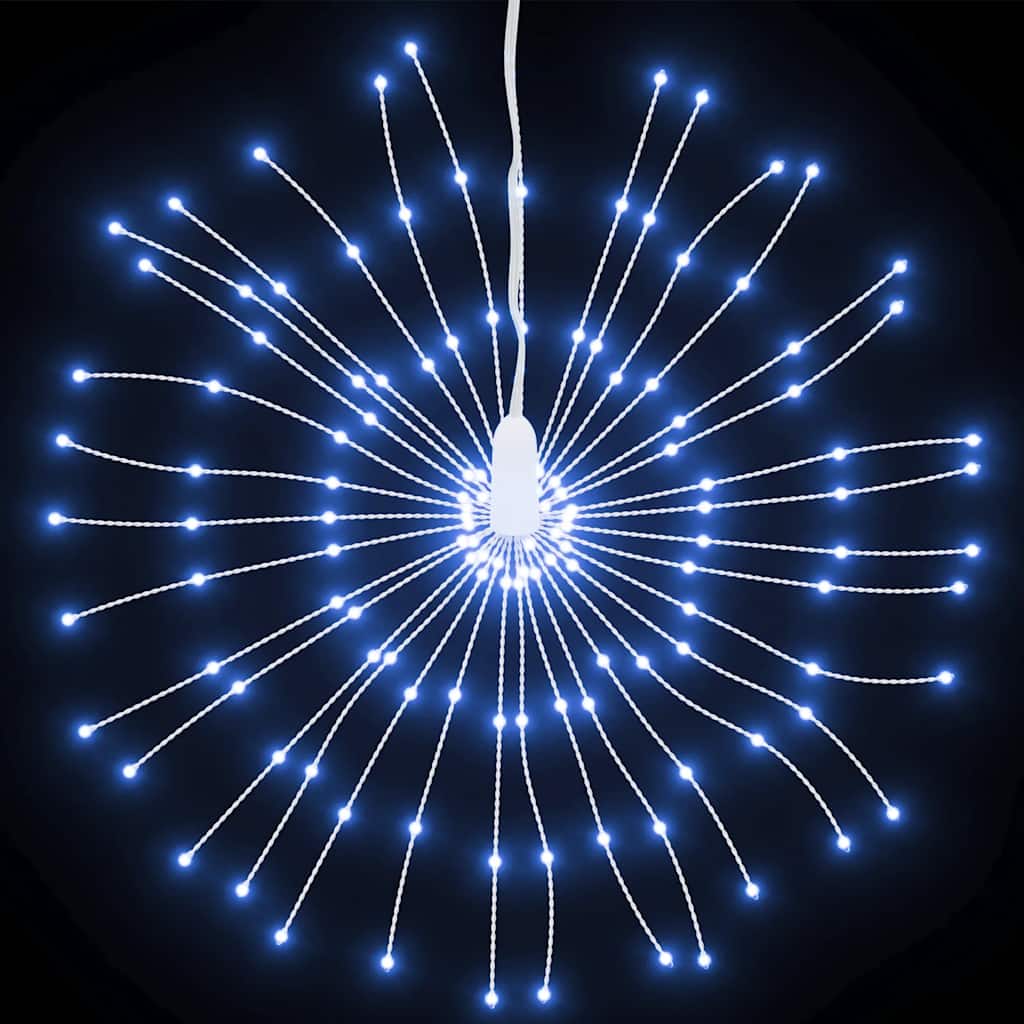 Vidaxl Fireworks de iluminación navideña 140 Led blanco frío 17 cm
