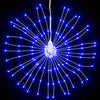 Vidaxl kerstverlichting vuurwerk 140 blauwe led's 17 cm