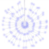 Vidaxl kerstverlichting vuurwerk 4 st 140 led's 17 cm blauw