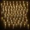 Vidaxl kerst ijspegellamp 100 led's warm wit 10 m acryl pvc