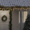Vidaxl kerst ijspegellamp 100 led's warm wit 10 m acryl pvc