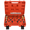 VIDAXL Detection per le perdite set per condizionatore d'aria 36x27x9 cm rosso