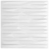 Vidaxl 24 st wandpanelen steen 6 m² 50x50 cm xps wit