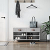Divano scarpa Vidaxl 102x35x55 cm Prezzo in legno trasformato