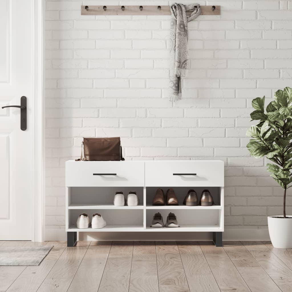 Divano scarpa Vidaxl 102x35x55 cm in legno trasformato