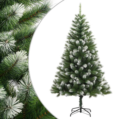 Vidaxl Kunstkerstboom con cardini e neve 150 cm