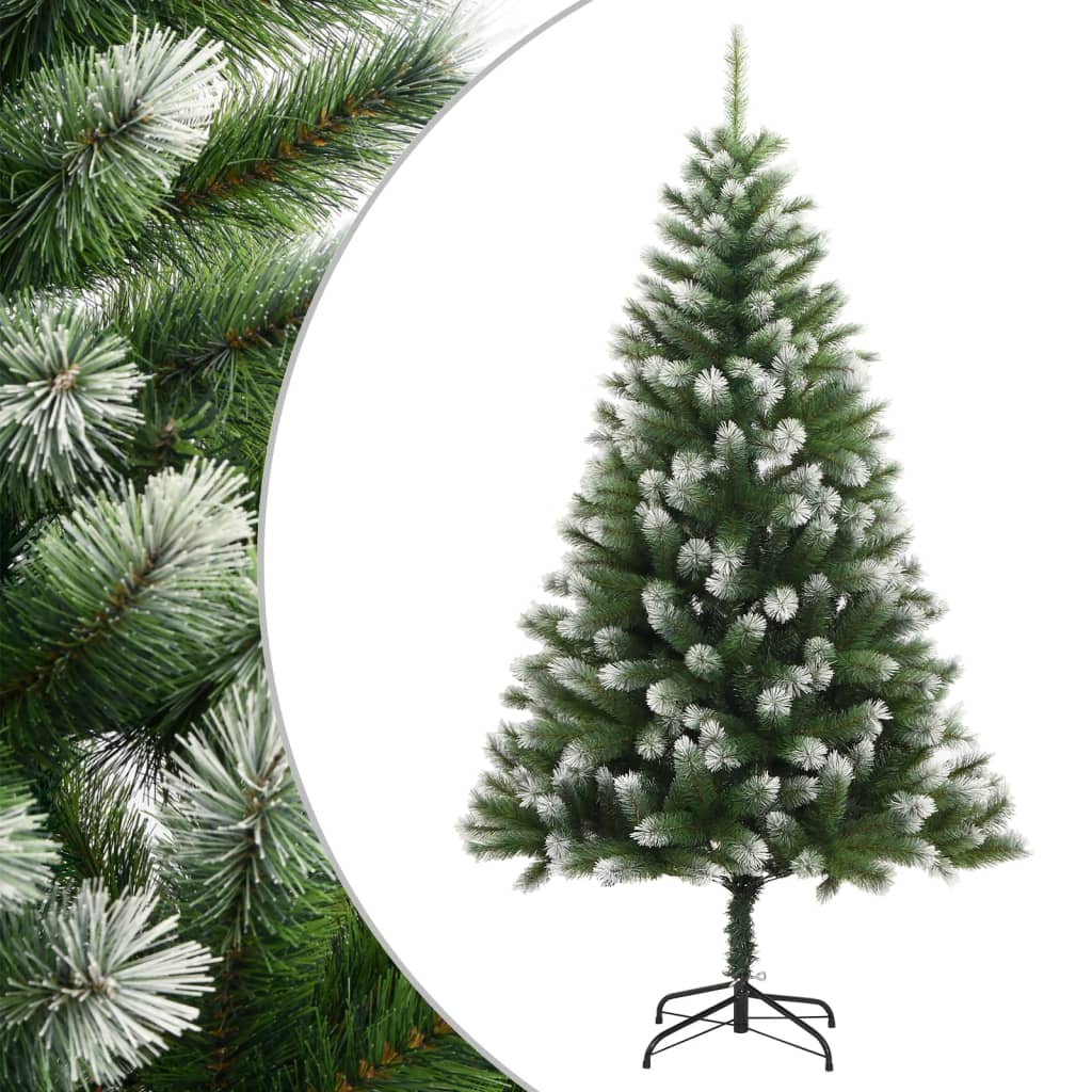 Vidaxl Kunstkerstboom con cardini e neve 180 cm
