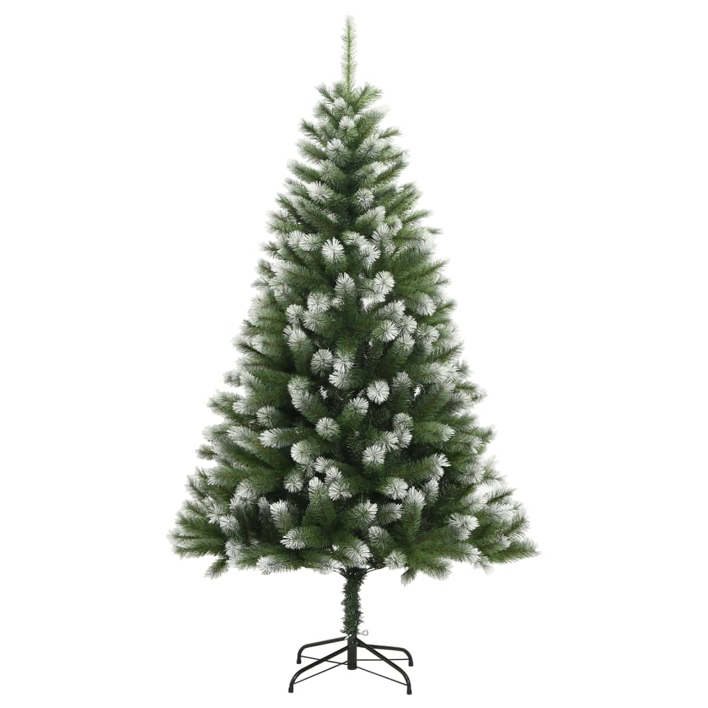 Vidaxl Kunstkerstboom con cardini e neve 180 cm