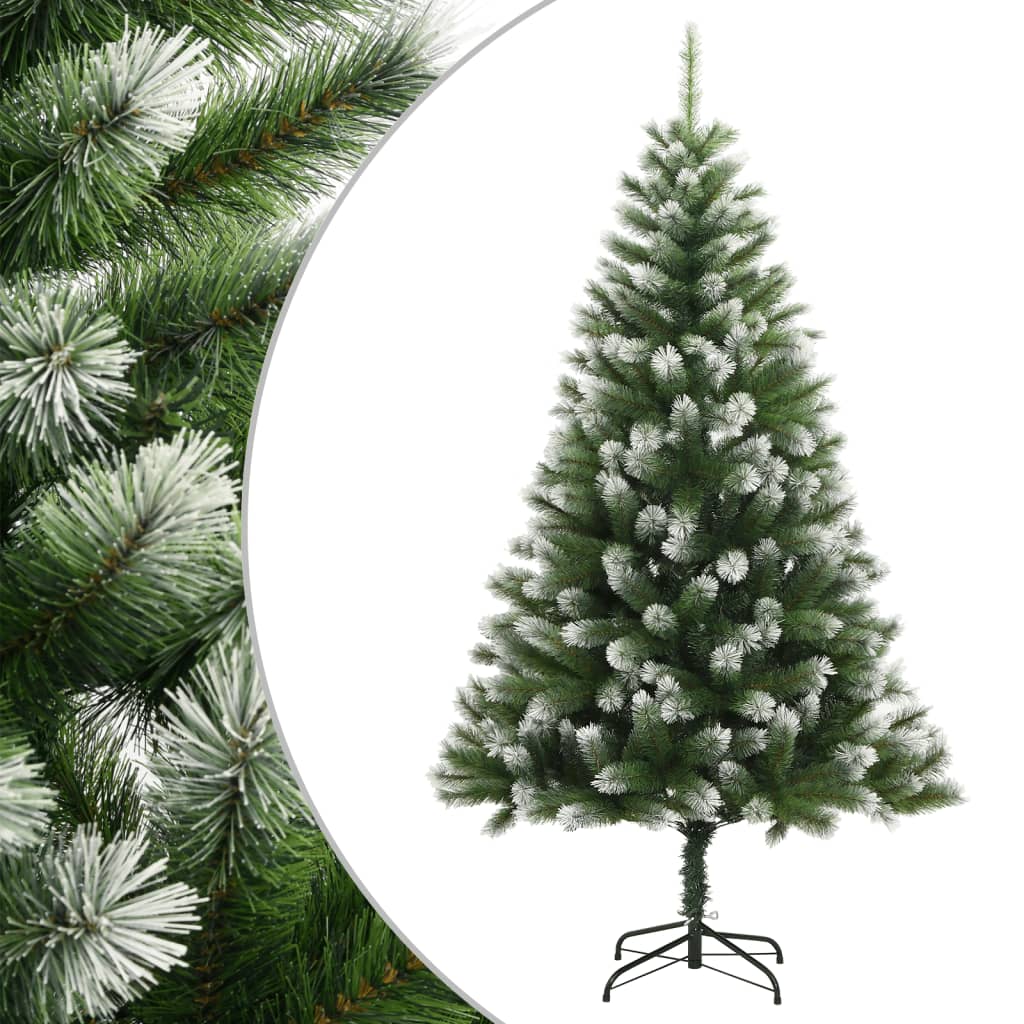 Vidaxl Kunstkerstboom con cardini e neve 240 cm