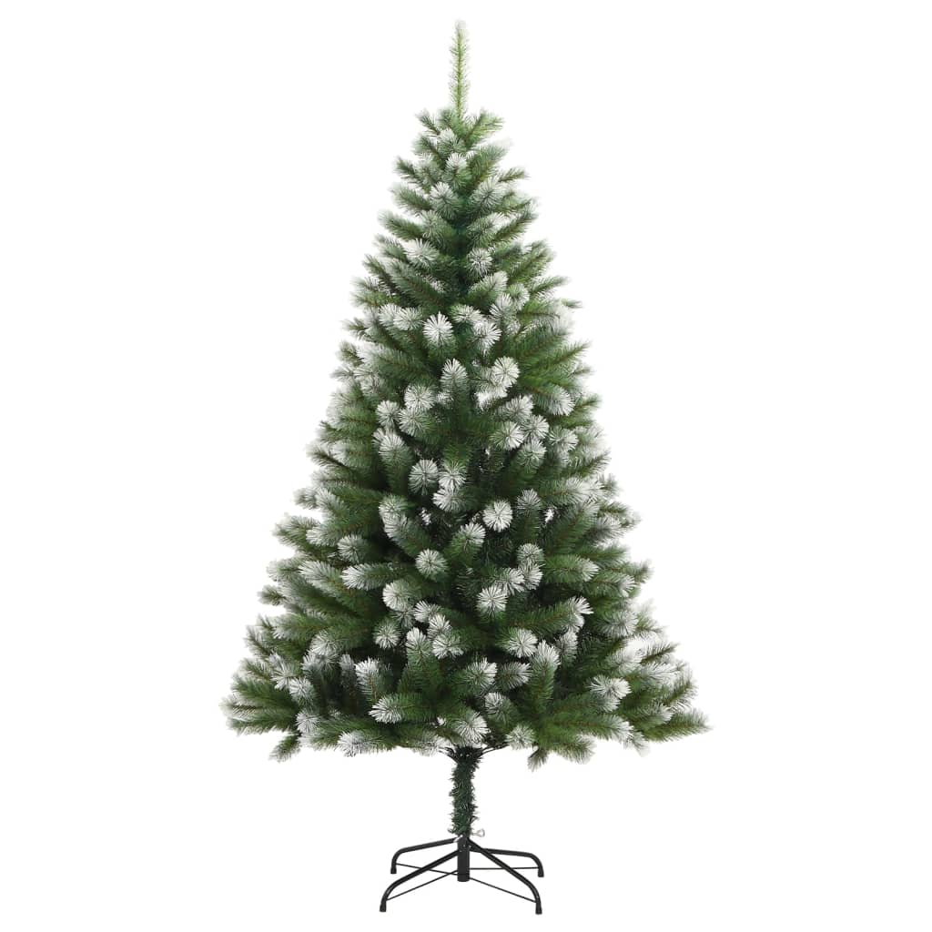 Vidaxl Kunstkerstboom con cardini e neve 240 cm