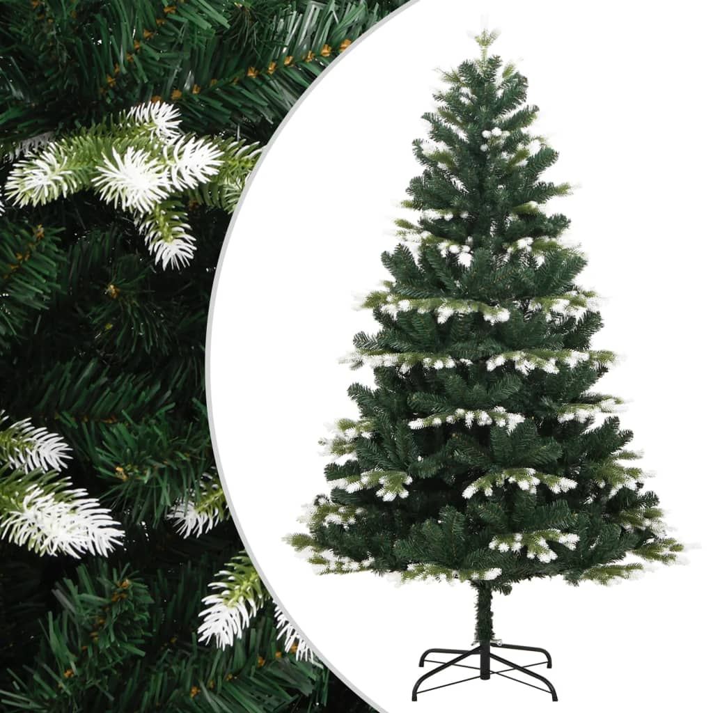 Vidaxl Kunstkerstboom con cardini e neve 180 cm