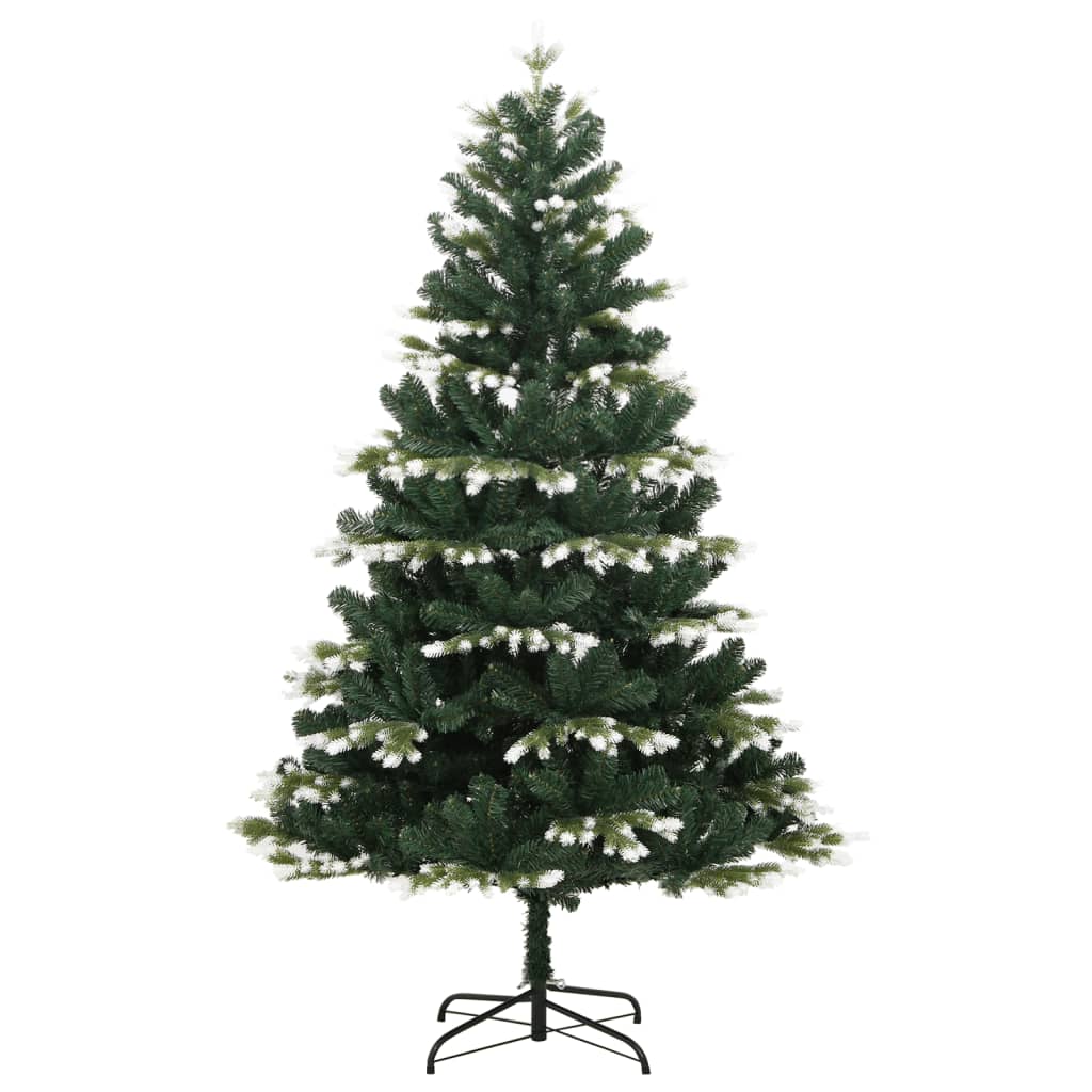 Vidaxl Kunstkerstboom con cardini e neve 180 cm