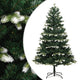 Vidaxl Kunstkerstboom con cardini e neve 210 cm