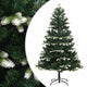 Vidaxl Kunstkerstboom con cardini e neve 240 cm