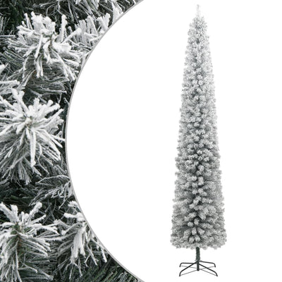Vidaxl Kunstkerstboom stretto con standard e neve 300 cm PVC