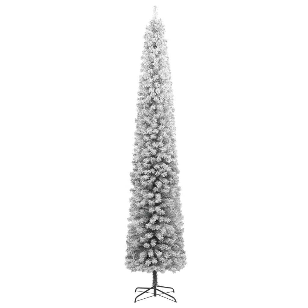 Vidaxl Kunstkerstboom stretto con standard e neve 300 cm PVC