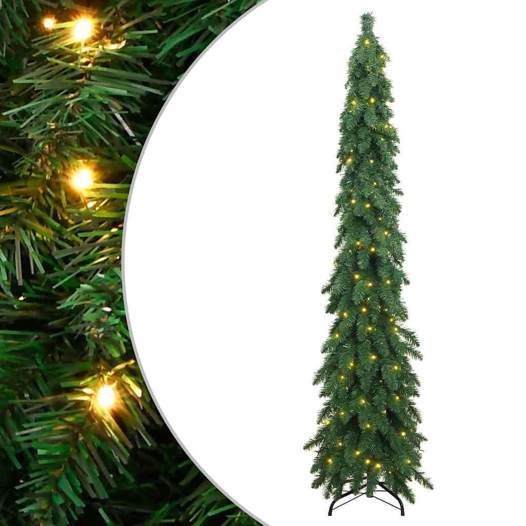 Vidaxl Kunstkerstboom con illuminazione 130 LED 210 cm