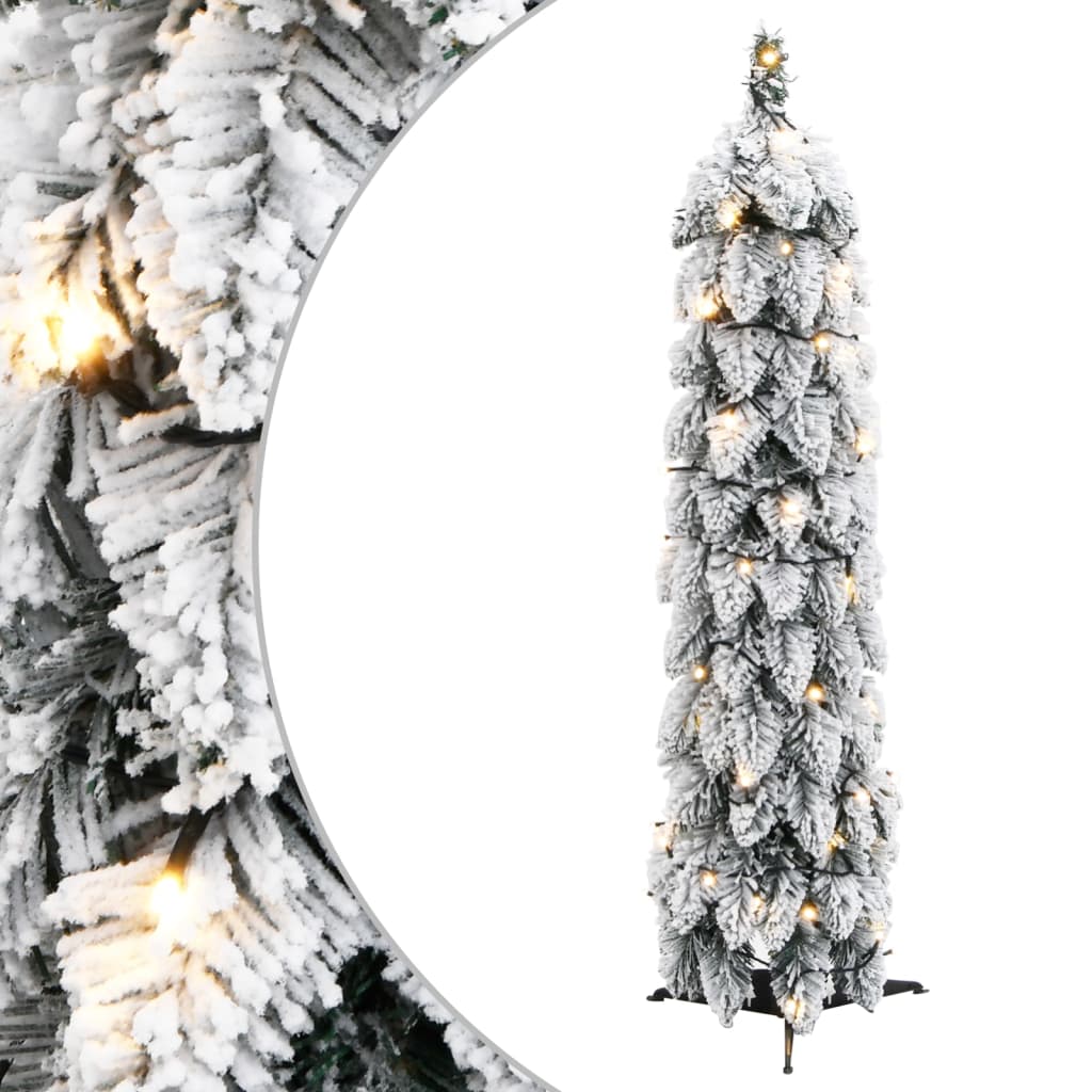Vidaxl Kunstkerstboom con illuminazione e neve 30 LED 60 cm