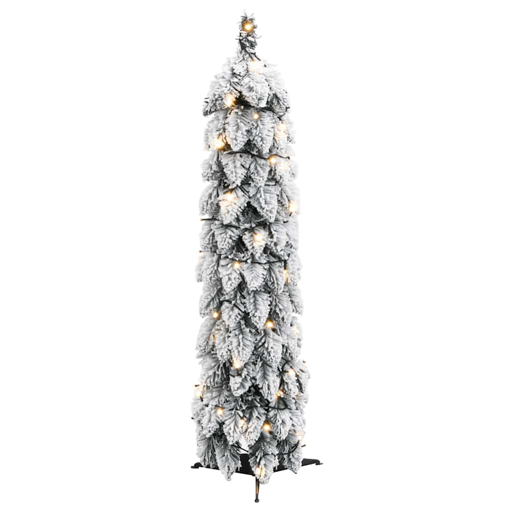 Vidaxl Kunstkerstboom con iluminación y nieve 30 LED 60 cm