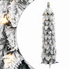 Vidaxl Kunstkerstboom con iluminación y nieve 45 LED 90 cm