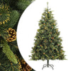 Vidaxl Kunstkerstboom con cardini e coni di pino 210 cm