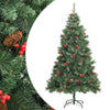 Vidaxl Kunstkerstboom con pini da cardini e bacche 180 cm