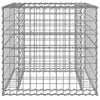 Vidaxl Schanskorf 70x70x65 cm in argento galvanizzato colorato